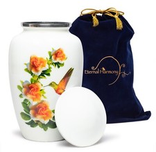 Cremation Urn for Human Ashes  Funeral Urn for Adults Remains Velvet Bag-