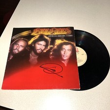 BARRY GIBB signed autographed SPIRITS HAVING FLOWN BEE GEES BECKETT COA .