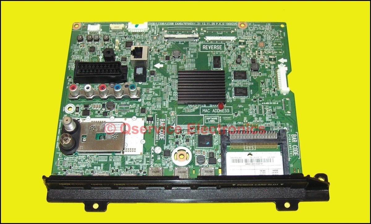 LG 42LA620S Main Board EAX64797003 (1.2) EBT62297950 LCD=LC420DUE