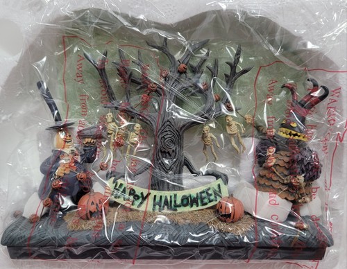 HAWTHORNE VILLAGE NIGHTMARE BEFORE CHRISTMAS HAPPY HALLOWEEN GONDOLA CAR