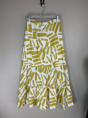 House of Harlow Yellow Printed Two Piece Top & Skirt Holiday Resort Summer Sz S - Picture 5 of 7