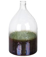 Dekorative Blumenvase 36 Cm Aus Schillerndem Glas Mehrfarbig Kulcha