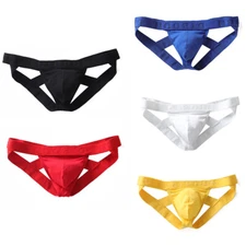 Men's Sexy Underwear Briefs G-string Jockstrap Lingerie Thong Cotton Underpants