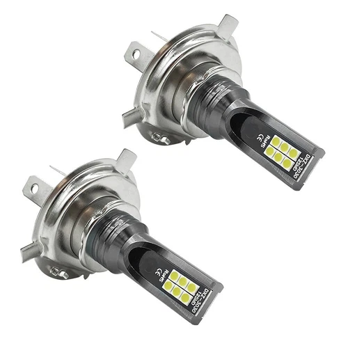 2X H4 Birne Hi/Low Beam Motorrad Auto Scheinwerfer Licht Halogen Weiß 6500K DHL - Bild 8 von 11