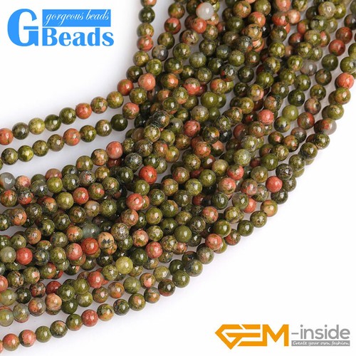 Natural Assorted Stones 2mm 3mm 4mm Tiny Spacer Round Beads Free Shipping - Picture 23 of 293