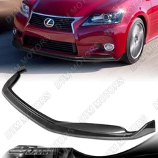 For 13-15 Lexus GS350 GS450h Base Carbon Style Front Bumper Lip Splitter Spoiler