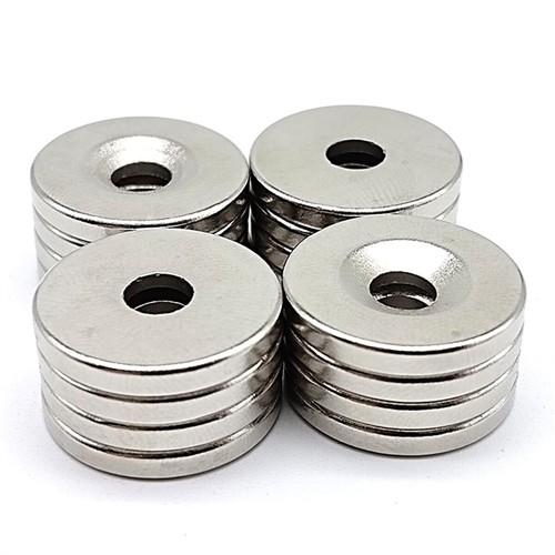 1PCS N52 Neodymium Magnets Countersunk Ring Hole 5mm Rare Earth Strong Magnet - Picture 3 of 12