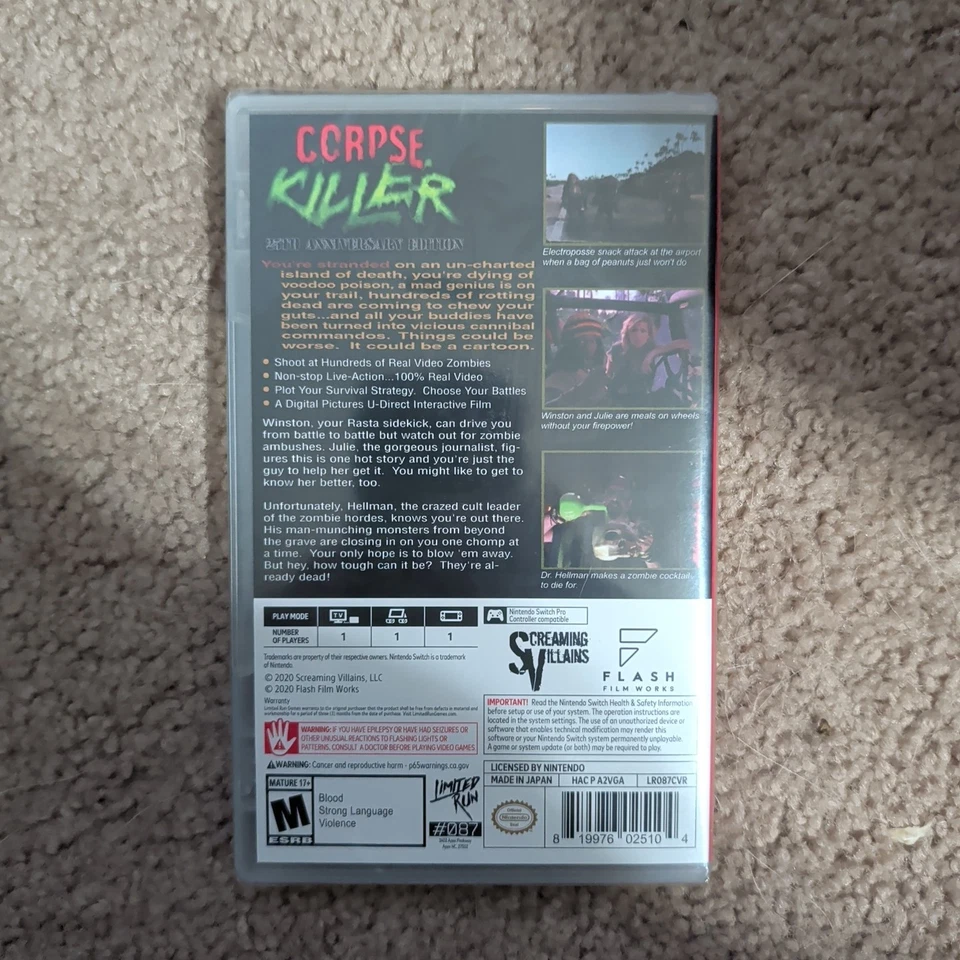 Corpse Killer 25th Anniversary Edition (Nintendo Switch, 2020) - Image 2 of 2