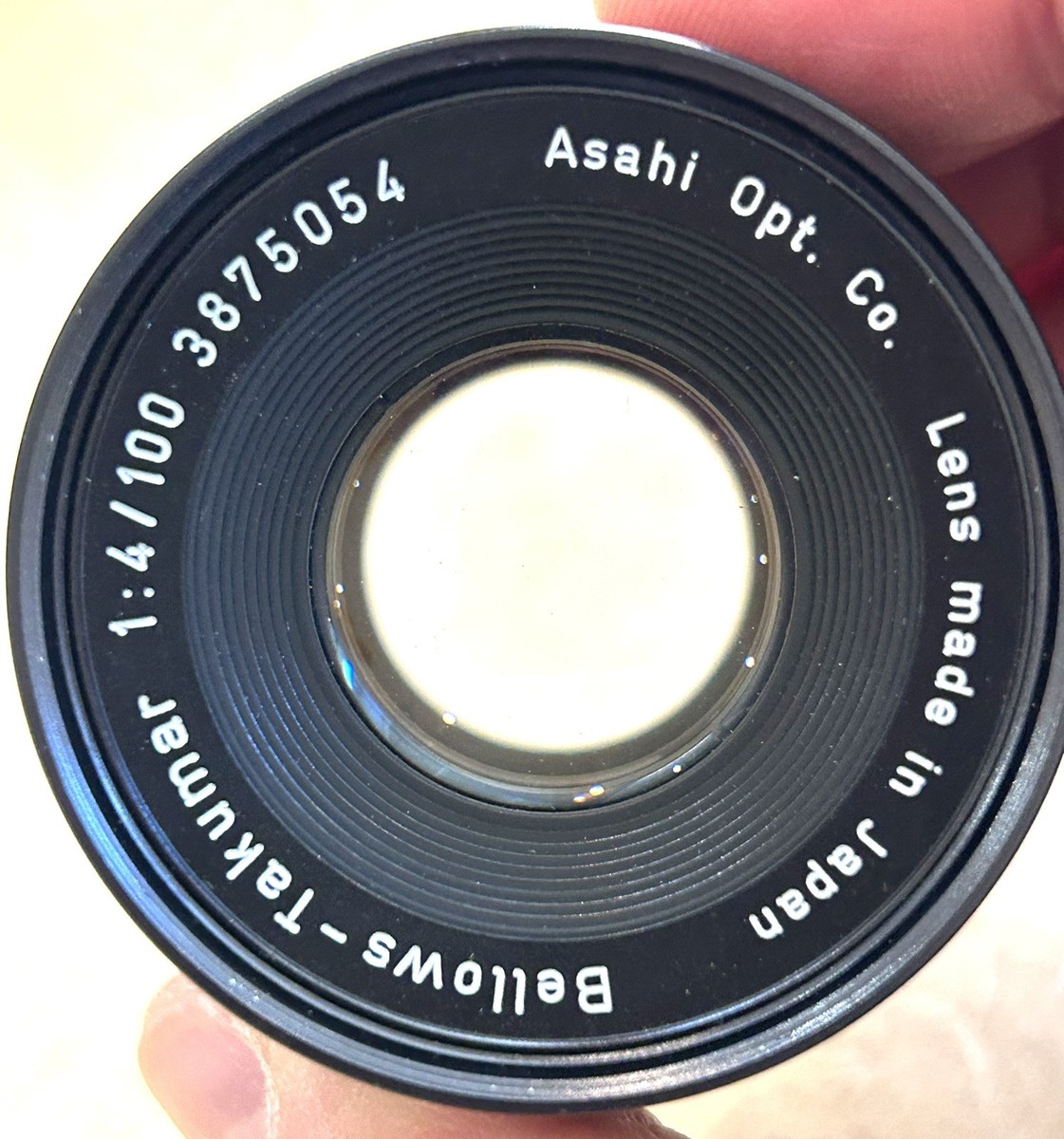 Pentax Bellows-Takumar 100mm F4 W/ Hood 89% Condition | eBay
