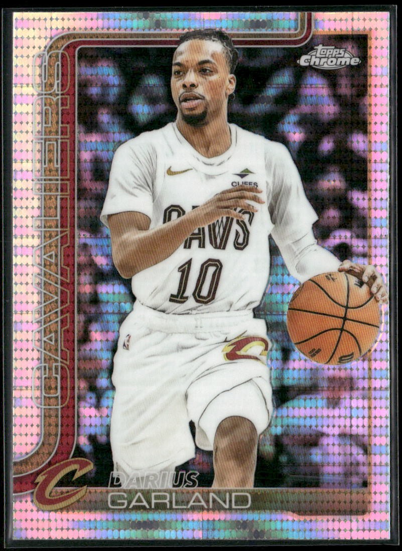 2025-26 Topps Chrome #76 Darius Garland Pulsar Refractor