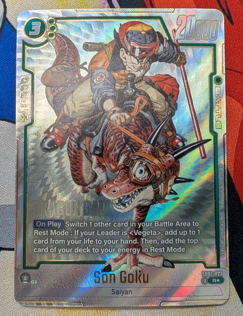 Son Goku SB01-023 Alternate Art Dragon Ball Manga Booster Card