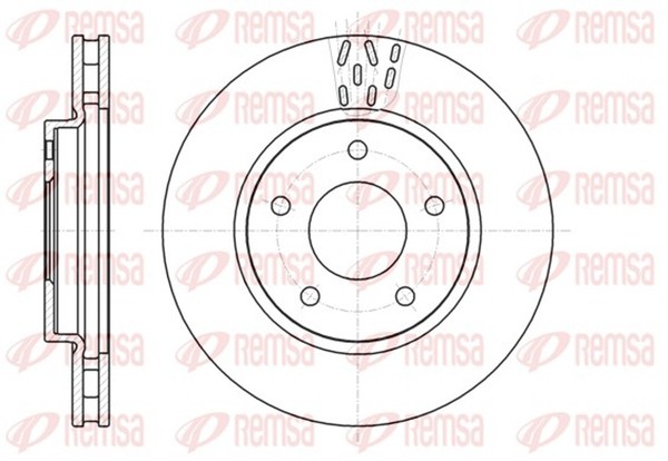 2X Remsa Bremsscheibe 61291.10 FüR Dodge 276Mm Caliber CRD-image