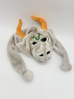 USF Bulls Team Football Mascot Plush Hat College Man Cave Rocky Super Fan