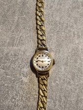 Amerikaner S*P BIFORA 17 Rubis Damen Armbanduhr Goldfarben Vintage