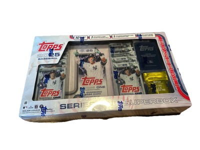 2025 Topps Series 1 Baseball Sealed Super Box w/ Exclusive Pin/Card IN HAND