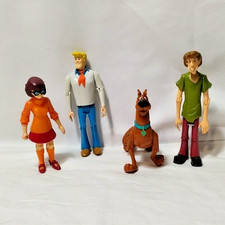 Scooby-Doo Figure Lot Character Options 2011 Shaggy Fred Velma Scooby 4" 5"