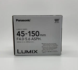 Panasonic Lumix G Vario 45-150mm f/4,0-5.6 ASPH MEGA O.I.S. Lens NEW H-FS45150