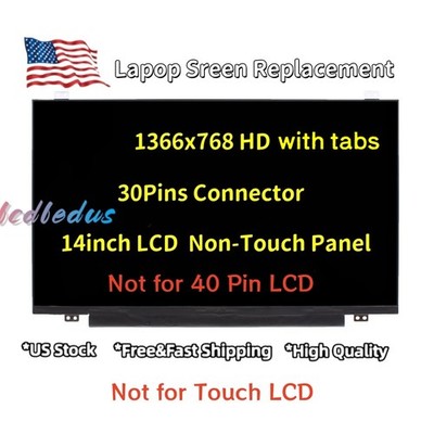New for Dell Latitude E5450 LCD Screen HD 1366x768 Display 14.0'' Replacement