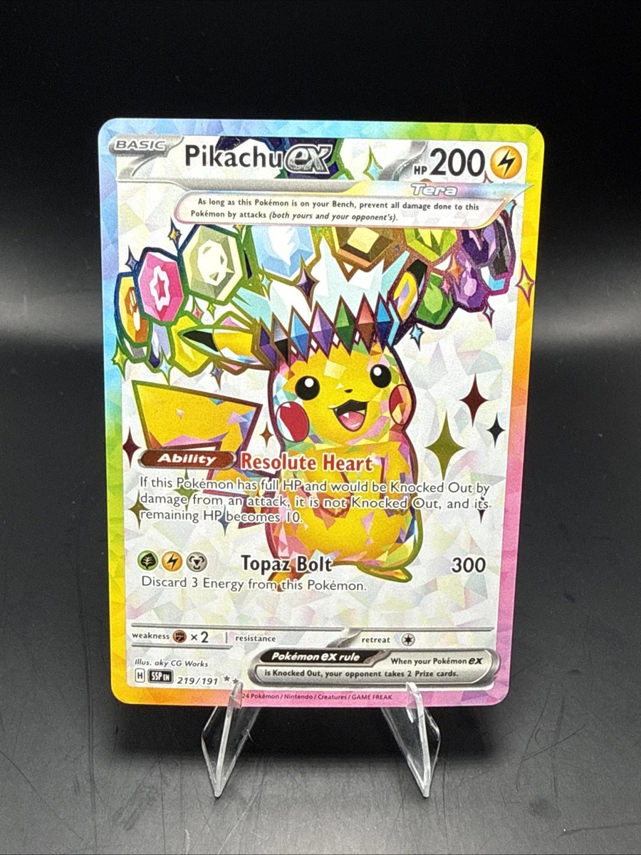 Pikachu Ex Pokémon TCG Cards for sale | eBay