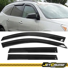 Fits 09-17 Chevy Traverse Acrylic Window Visors Rain Sun Guard Deflector 4Pc Set