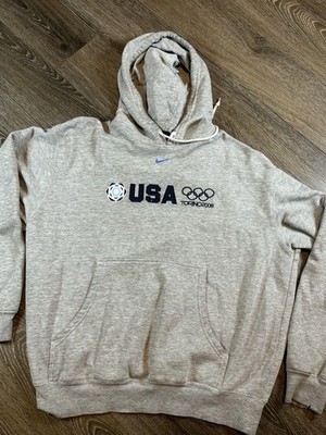 Vintage 2006 Torino Olympics USA Team Nike Center Swoosh Sweatshirt Adult Medium