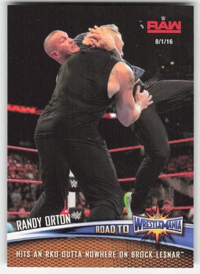 2017 Topps WWE Road To Wrestlemania 33 Randy Orton #RTW-5