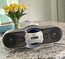 Sony CFD-F10 CD AM/FM Radio Cassette Boombox With Power Cord Tested 