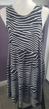 H&M Animal Print Sleeveless Mini Dress Size S