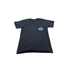 Harley Davidson Black York Vehicle Operations Graphic Shirt Bikercore Flame S