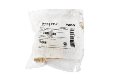 Uponor LF4521313 ProPEX LF Brass Male Threaded Adapter 1-1/4 In PEX Italy New
