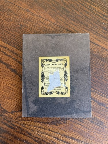 De Colección Italiano Ruso Ortodoxo Madera Litografía Icono Sagrada Familia Certificado Dorado - Imagen 13 de 20