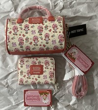 Loungefly Strawberry Shortcake Mini Crossbody Bag  Wallet Set Hot Topic