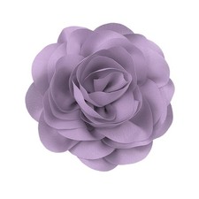 Chunky Flower Brooch Pin Red Rose Chiffon Corsage Wedding Accessories