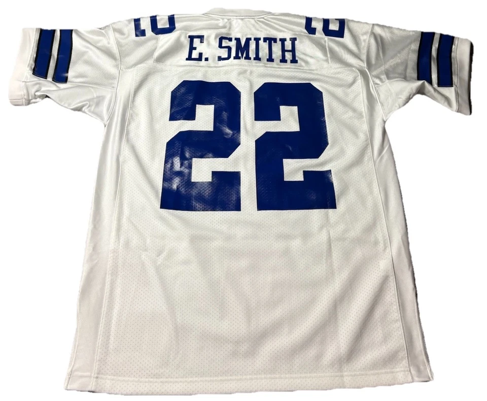Camiseta MITCHELL & NESS AUTÊNTICA EMMITT SMITH L DALLAS COWBOYS US$ 300 nova com etiquetas - Imagem 3 de 4