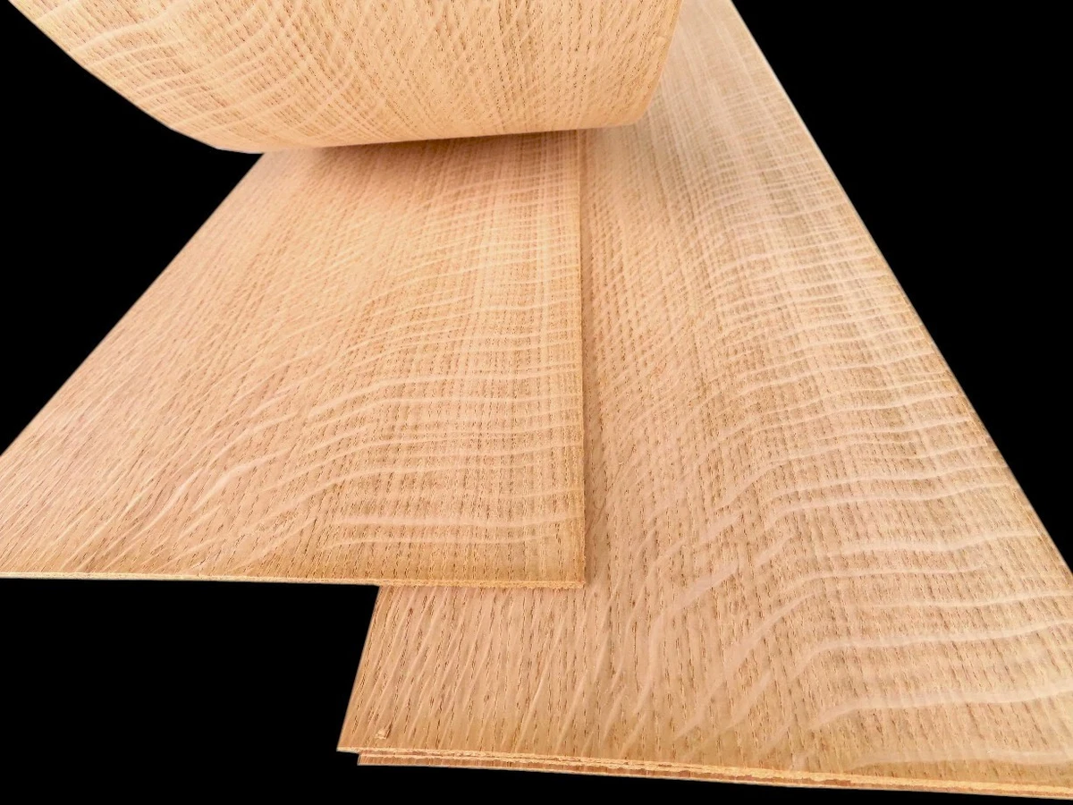 11 hojas EURO ROBLE chapa fuerte 1,5 mm chapa de madera placa de madera hoja muebles parquet
