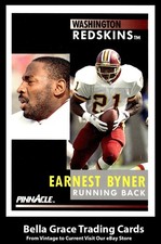 1991 Pinnacle Earnest Byner #277 Washington Redskins NFL Football
