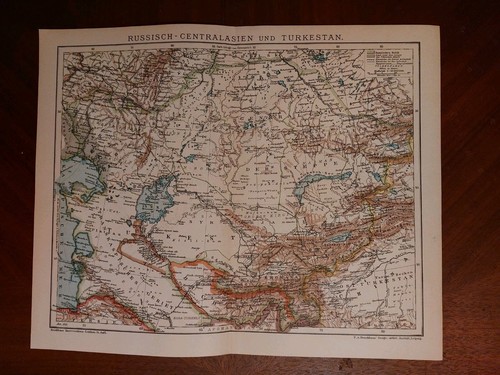 11 x Orig.(1895)Landkarte RUSSLAND - Bild 3 von 11