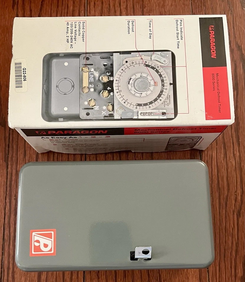 Контроллер размораживания Paragon 8141-00 120 В для автоматического размораживания - Изображение 2 из 4