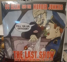 GG ALLIN last show final gig live at the Gas Station 7" vinyl record new sealed