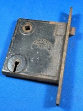 Antique NORWALK LOCK Co. Mortise Lock Set ~ Pat. Date July 21, 1863 ~ Tested