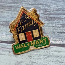 Walmart Employee Associate Pin - Wal-Mart We Are Family since 1962 House Home
