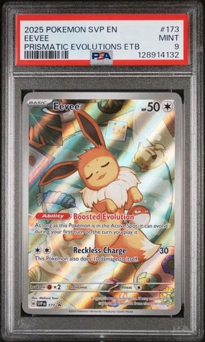 Pokémon Eevee 173 Sv: Scarlet & Violet Promo Holo PSA 9 Prismatic Evolutions