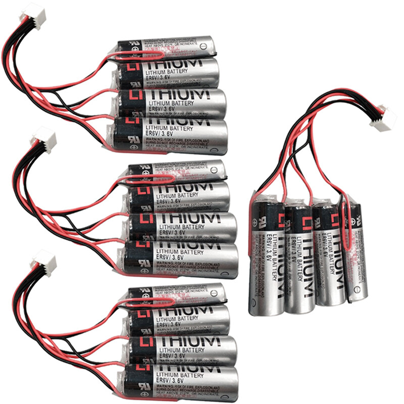 4 Pack) YASKAWA HW0470360-A ER6V/3.6V Battery Pack For Motoman