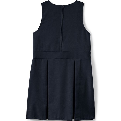 LANDS END Classic Navy School Uniform Top of Knee Jumper Dress Girls 12+ NEW - Picture 4 of 6
