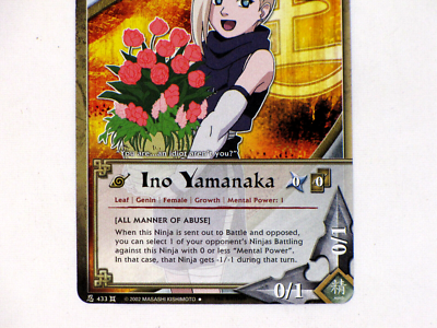 Naruto Collectible Card Game Ino Yamanaka #433 1st Edition LP | eBay