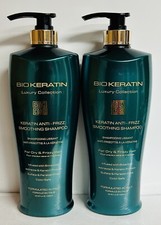 2-Pack Bio Keratin Anti-Frizz Smoothing Shampoo for Dry  Frizzy Hair 33.8 fl oz