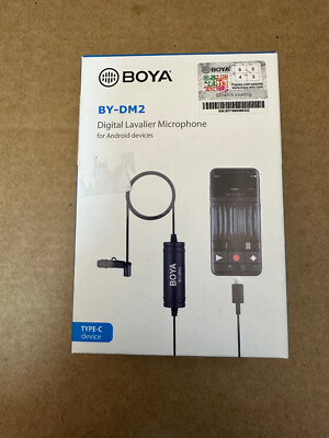 *New* Boya BY-DM2 Digital Lavalier Microphone For Android Devices