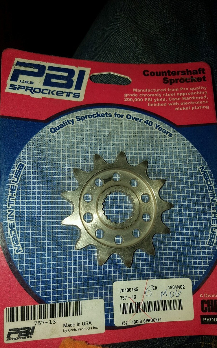 PBI Front Sprocket 13t 757-13 70100135 1904n02 | eBay