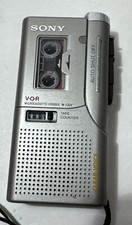 Sony Clear Voice Microcassette Recorder VOR M-530V Parts Only See Disc and Pics