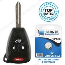 Replacement for Jeep 06-07 Commander 05-07 Grand Cherokee Remote Car Key Fob 4b